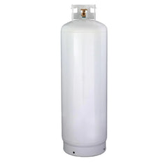100 lb Refillable Steel Propane Tank Cylinder with Multi-Valve CGA510 Valve, DOT Approved LP Gas Cylinder