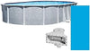 Lake Effect Pools 15' x 30' x 52" Height Oval Lifestyle Above Ground Swimming Pool with 25 Gauge Solid Blue Liner