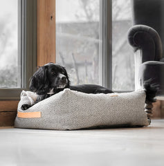 Box Bed in Pebble