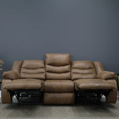 Werribee Electric Reclining Sofa Tan