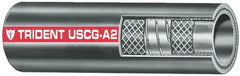 Trident 32710041B 1" ID x 1-27/64" OD x 12-1/2' Type A2 Fuel Fill Marine Hose with 80# Working Pressure
