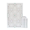 12 Pack of 16x25x1 MERV 13 Pleated Air Filters by Glasfloss. Actual Size: 15-1/2 x 24-1/2 x 7/8