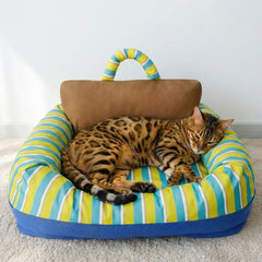 Water-proof Oxford Fabric Contrast Pet Nest