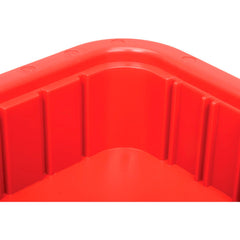 Global Industrial(TM) Plastic Dividable Grid Container - DG93030 22-1/2"L x 17-1/2"W x 3"H Red