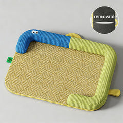 Summer Cooling Rattan Woven Pet Mat