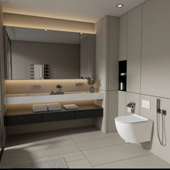 MEJE#MJ-2003R, Rimless Toilet Ceramic Nano Coating Hanging Toilet Wall Hung Toilet Bowl 21.65 x 14.17 x 14.96 inches Glossy Finish